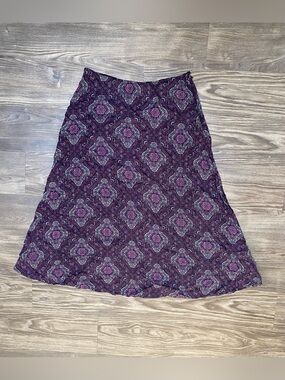 croft & barrow Purple Skirt
